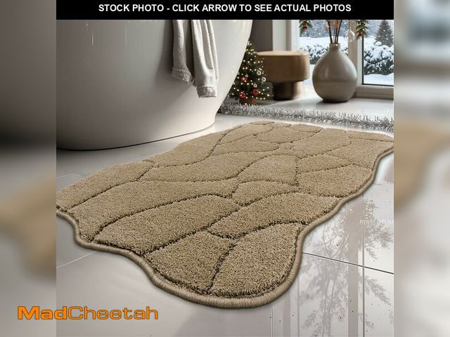 Lot 74-12709698 - Bathroom Rugs, 32x20 Extra Soft and Absorbent Shaggy Microfiber Bath Mat Rugs, Modern Bath Rug Mat C...