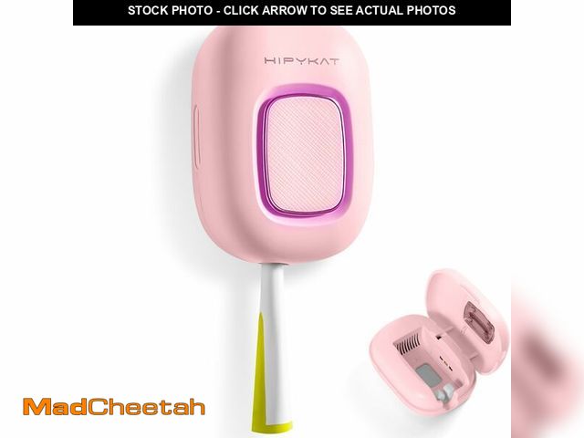 Lot 74-12712829 - Hipykat Toothbrush Sanitizeri Case with U V-C Lights, Dryer Heating, Fan Drying - Rechargeable Porta...