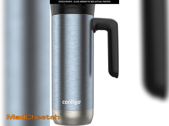 Lot 74-12396514 - Contigo Superior 2.0 Stainless Steel Travel Mug with Handle Leak-Proof Lid Double-Wall Insulation fo...