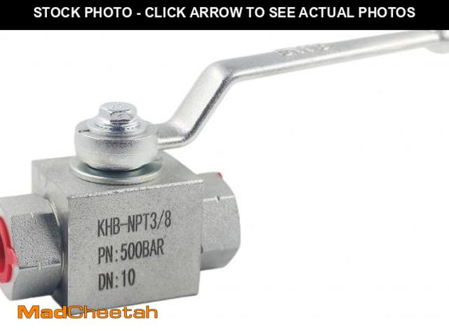 Lot 74-12307734 - High Pressure Hydraulic Valve KHB 3/8'' NPT, Shut-Off 2 Way Ball Valve, Hydraulic Ball Valve 7250 PS...
