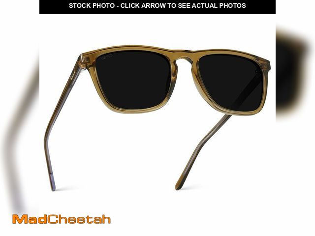 Lot 74-14303770 - WearMe Pro - Polarized Lens Square Modern Sunglasses for Men (Crystal Verde/Triple Black Lens) - UNU...