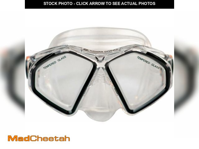 Lot 74-14347926 - Hawaii Divers Laguna Adult Snorkel Mask and Snorkel Set for Swimming, Snorkeling and Diving, Equipme...