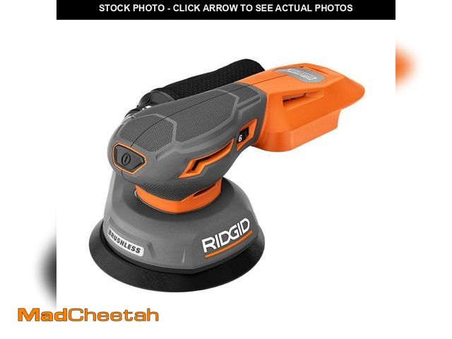 Lot 74-12795483 - RIDGID 18V SubCompact Brushless Random Orbit Sander (Tool Only) - UNUSED