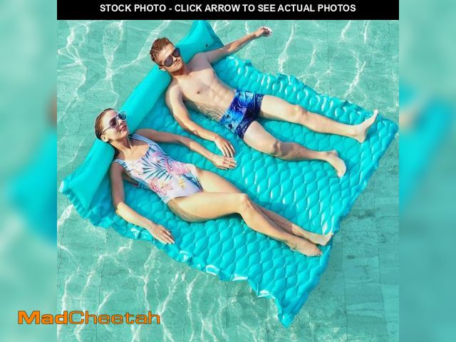 Lot 74-12116349 - Jasonwell Floating Mat Pool Floats - Giant Inflatable Pool Float Lake Raft Lounge Floating Water Mat...