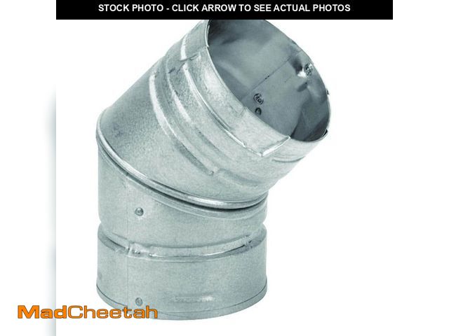 Lot 74-12787695 - DuraVent PelletVent for Multi-Fuel 3in. Diameter 45ÃÂ°ÃÂ Elbow - UNUSED