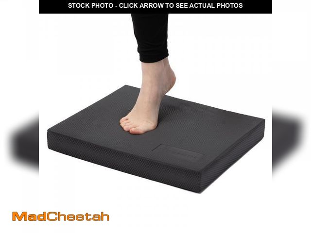 Lot 74-12313334 - StrongTek Professional Foam Exercise Balance Pad - 15.8" x 13" x 2", High-Density TPE Foam Knee Pad,...