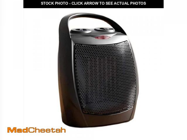 Lot 74-12492452 - R.W.FLAME 1,500-Watt Compact Indoor Small Ceramic Electric Heater with Adjustable Thermostat and Car...