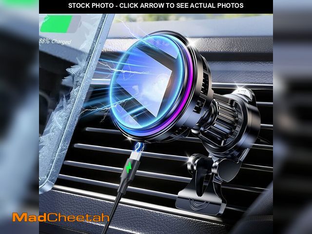 Lot 74-14426266 - for MagSafe Car Mount Charger TEC Fan Cooling Magnetic Wireless Car Charger - USED