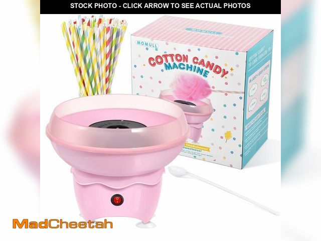 Lot 74-14379370 - Cotton Candy Machine, Mini Cotton Candy Maker for Kids, Pink Vintage Candy Maker for Christmas Gift,...