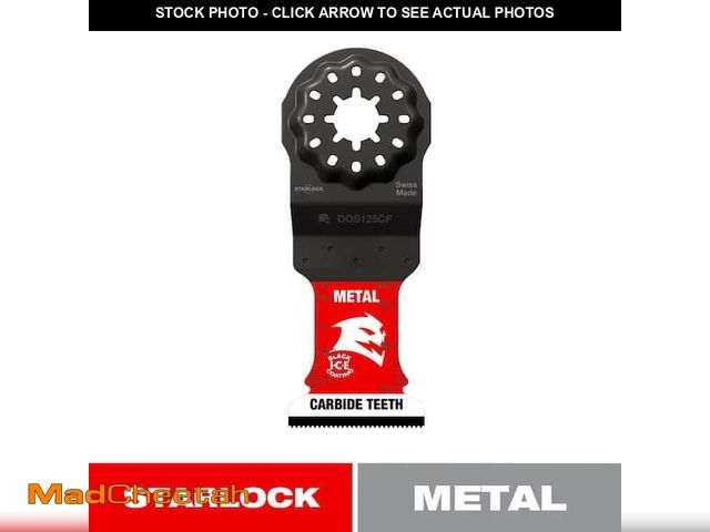 Lot 74-12555604 - 1-1/4 in. AMPED Steel Demon Starlock Carbide Teeth Oscillating Blade for Metal - UNUSED