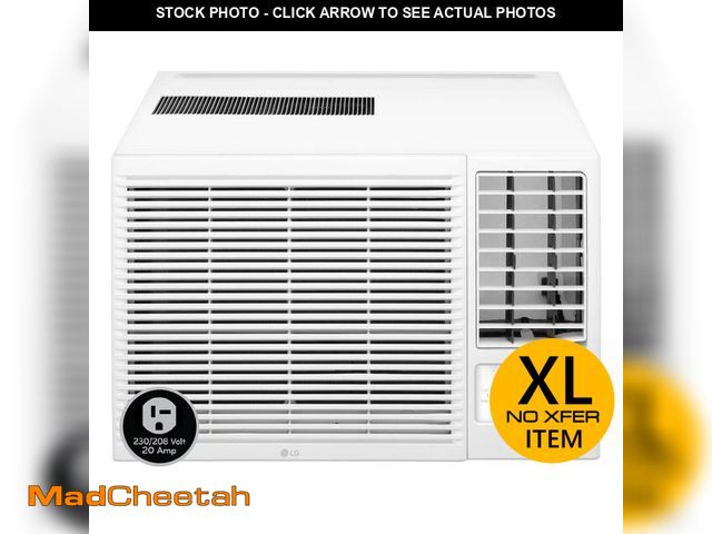 Lot 74-13685859 - LG 12,200 BTU 230/208-Volt Window Air Conditioner Unit Cools 570 sq. ft. w/ Heater, Wi-Fi Enabled an...