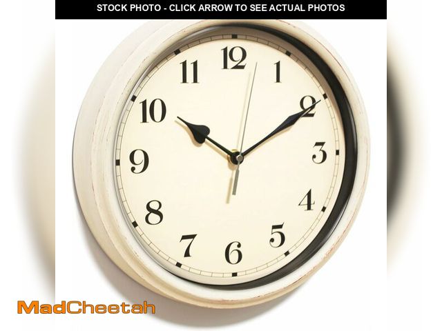 Lot 74-12323699 - AYRELYÃ Decorative Vintage Wall Clock - 11Inch Silent Non-Ticking Clocks Battery Operated - Classic...