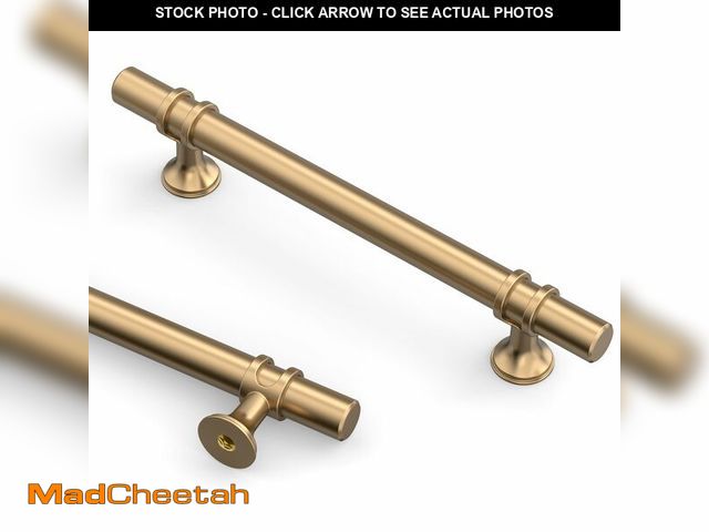 Lot 74-14473160 - Asidrama 10 Pack 5 Inch(128mm) Champagne Bronze Kitchen Cabinet Handles, Cabinet Pulls Kitchen Cabin...