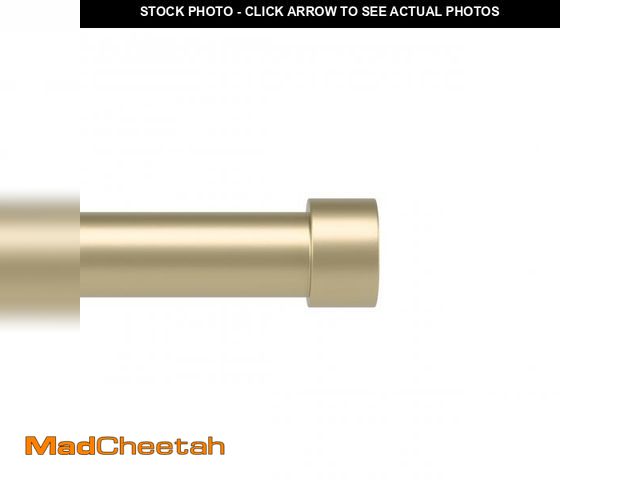 Lot 74-12157489 - Umbra Cappa Curtain Rod, Includes 2 Matching Finials, Brackets &amp; Hardware, 120 to 180-Inches, Go...