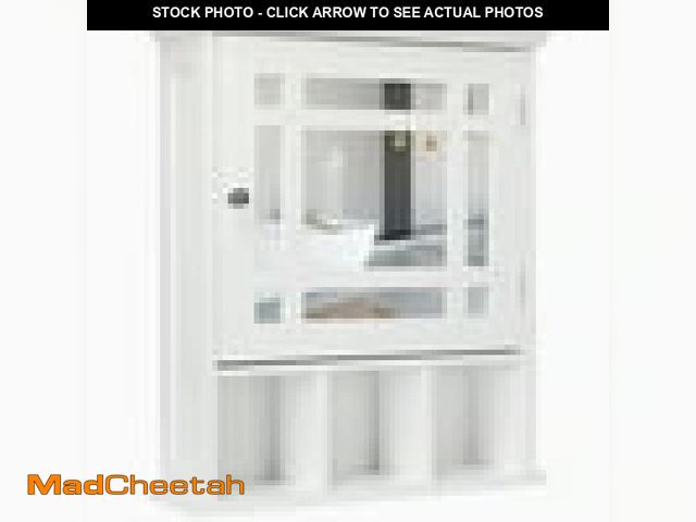 Lot 74-12482012 - Ktaxon Wall Mounted Bathroom Cabinet Medicine Cabinet Storage Cabinet Organizer With Mirror Door And...