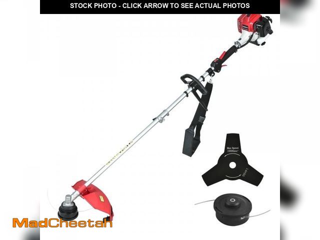 Lot 74-12479562 - PowerSmart 2-Cycle 25.4cc 18lb Straight Shaft Gas String Trimmer Weed Wacker And Brush Cutter For La...
