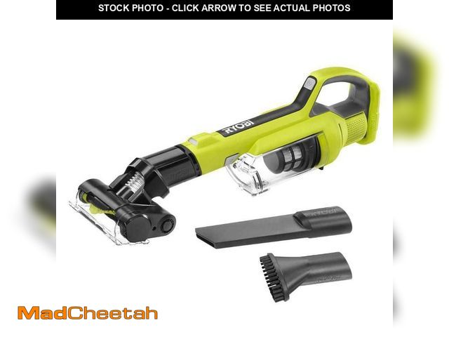 Lot 74-12796121 - RYOBI ONE+ 18V Cordless Hand Vacuum with Powered Brush (Tool Only) - UNUSED