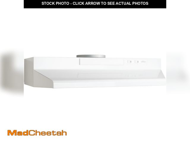 Lot 74-12857019 - Broan F40000 Series 30 In. Convertible White Under-cabinet Range Hood - UNUSED