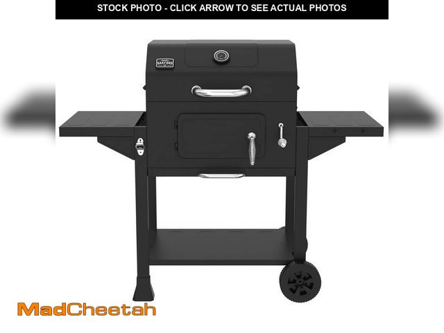 Lot 74-14073132 - Nexgrill Oakford Homestead 24-Heavy Duty Charcoal Grill in Black - UNUSED