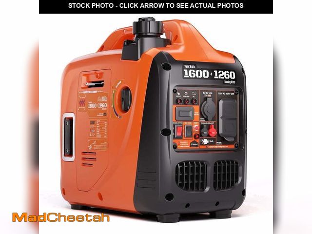 Lot 74-14355012 - AIVOLT 1600 Watts Gas Powered Portable Quiet Inverter Generators for Home Use Emergency and Camping,...