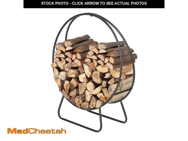 Lot 74-12659583 - Karl home 24 in. Heavy-Duty Round Firewood Rack - UNUSED