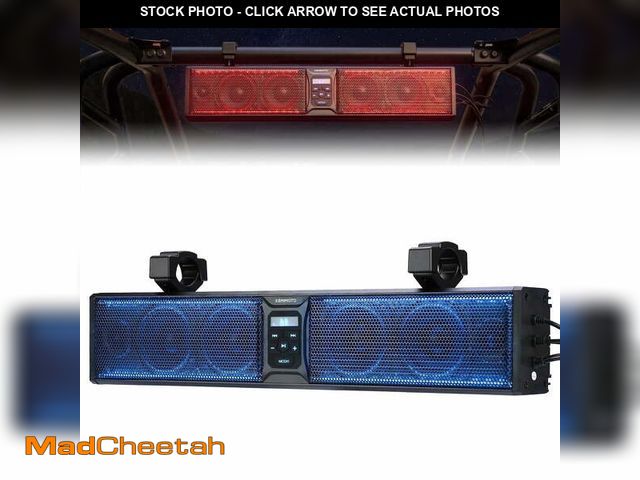 Lot 74-14587921 - Kemimoto B0117-01801BK 26'' RGB ATV UTV Sound Bar Bluetooth Vehicle Speakers - UNUSED