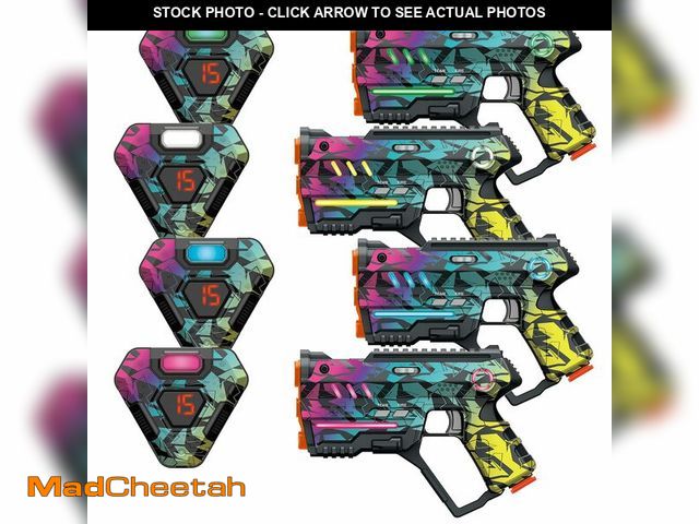 Lot 74-13545115 - Laser Tag Set of 4, Lazer Tag Game for Kids Indoor &amp; Outdoor Play, Gift Ideas for Kids Teens and...