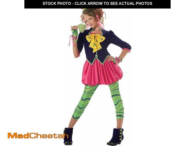 Lot 74-14284325 - California Costumes, The Mad Hatter Girl Costume - Large - USED