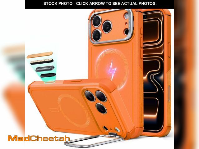 Lot 74-12711601 - ESR for iPhone 17 Pro Max Case with Stash Stand, 7X Military-Grade Drop Protection with Camera Contr...