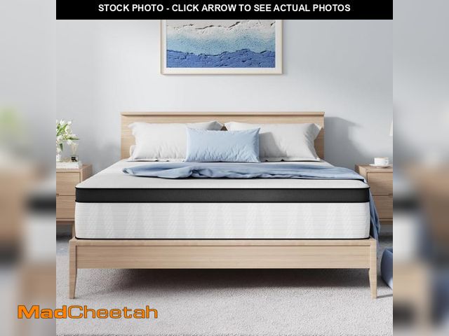 Lot 74-12402161 - Avenco Essential 12'' Medium-Firm Hybrid Mattress, Queen Size - UNUSED