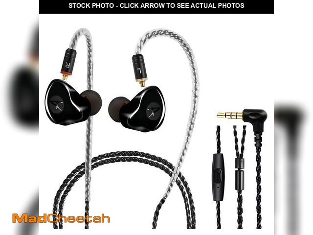 Lot 74-13623733 - DCMEKA in Ear Monitor Headphones, HiFi Stereo IEM Earphones, Dynamic Dual Driver Wired Earbuds with ...