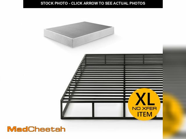Lot 74-12784845 - ZINUS Quick Lock Metal Smart Box Spring, 9 Inch Mattress Foundation, Strong Metal Structure, Easy As...
