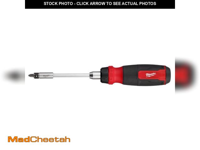 Lot 74-12142444 - Milwaukee Hex Shank 27-in-1 Ratcheting Multi-Bit Screwdriver 10.12 in. 1 Pc - USED