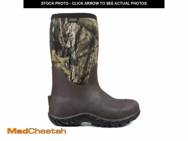 Lot 74-12152701 - Bogs Boots Warner Men's Insulated Camo Boots Mossy Oak Size 14 - UNUSED