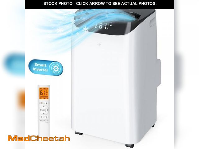 Lot 74-12172094 - Fosawd 16000 BTU Smart Inverter Portable Air Conditioner with Cool, Dehumidifier and Fan Mode, 3-in-...