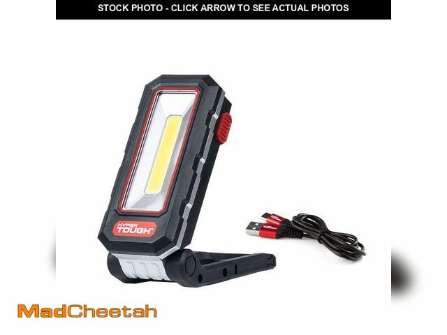 Lot 74-12860974 - Hyper Tough 1000 Lumens Rechargeable Work Light with Aluminium &amp; Plastic Housing - UNUSED