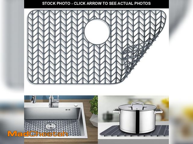 Lot 74-13951081 - JIUBAR Sink Protectors for Kitchen Sink 12" 13" 16" 18" 19" 24" 26" 28" 29" 30" Silicone Sink mat| S...
