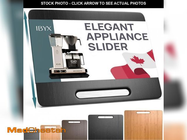Lot 74-11551487 - Ibyx Elegant Sliding Tray for Your Coffee Maker &amp; Heavy Kitchen Appliances - Sturdy, Slides Easi...