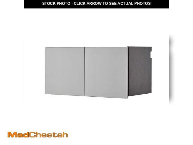 Lot 74-12910739 - Garage TECH Astro Series Wood 1-Shelf Wall Mounted Garage Cabinet in Metallic Gray (32 in W x 16 in ...