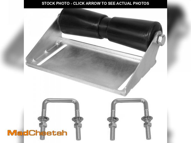 Lot 74-12221585 - TPSHKE Keel Roller Assembly Kit for Boat Trailers with Roller and Bracket and Mounting Bolts, Silver...