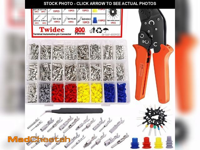 Lot 74-12718187 - Twidec/800PCS Car Electrical Wire Terminal 21Type 1/1.5/1.8/2.2/2.8/3.5mm Auto Electric Connector Pi...