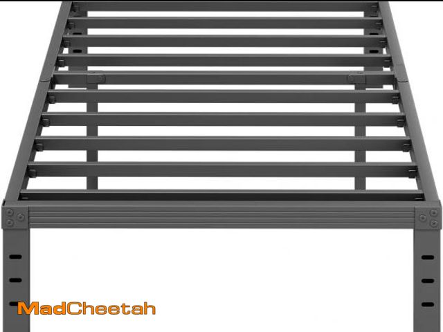 Lot 74-12400302 - ZIYOO Twin Bed Frames with Heavy Duty Steel Slat, 14 Inches Platform Bed Frame, Non-Slip Design, No ...
