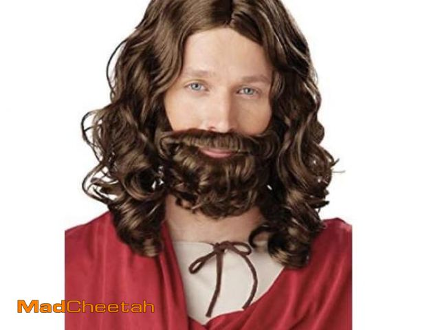 Lot 74-11554071 - My Costume Wigs Men's Classic Jesus Wig (Brown) One Size fits all - USED