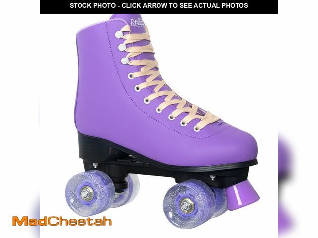 Lot 74-14211724 - Nattork Roller Skates for Women Outdoor Indoor Four-Flashing Wheel Fun Fashionable Roller Skates for...