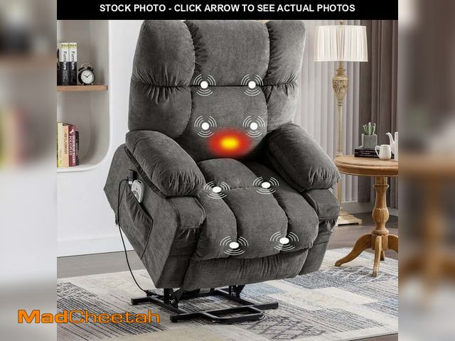 Lot 74-14350271 - JONPONY Power Lift Recliner Chair Recliners for Elderly with Heat and Massage Recliner Chair for Liv...