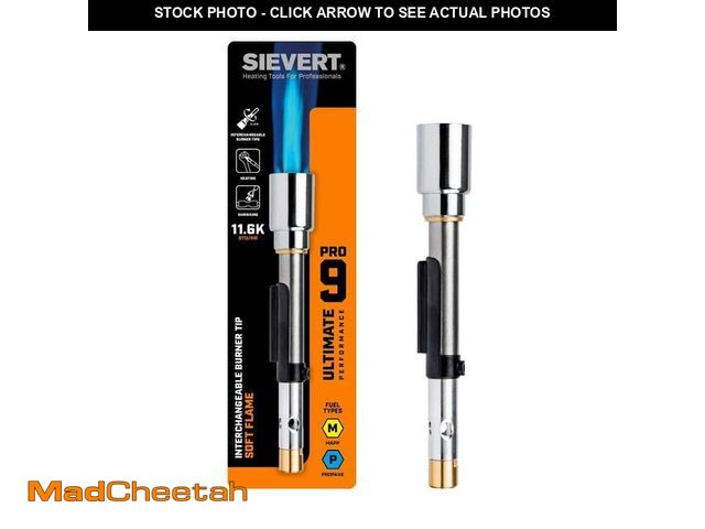 Lot 74-14182621 - SIEVERT Pro 9 Interchangeable Soft Flame Burner Tip (Fuel Not Included) - UNUSED