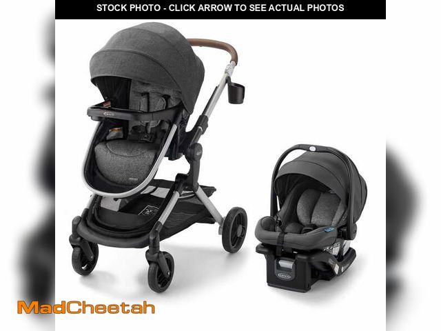 Lot 74-13768274 - Graco Modes Nest Travel System, Sullivan, Grey - USED