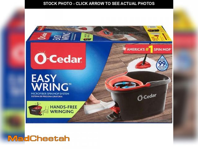 Lot 74-12536159 - *SEE DETAILS* O-Cedar Easy Wring Spin Mop And Bucket System *SEE DETAILS*  - UNUSED