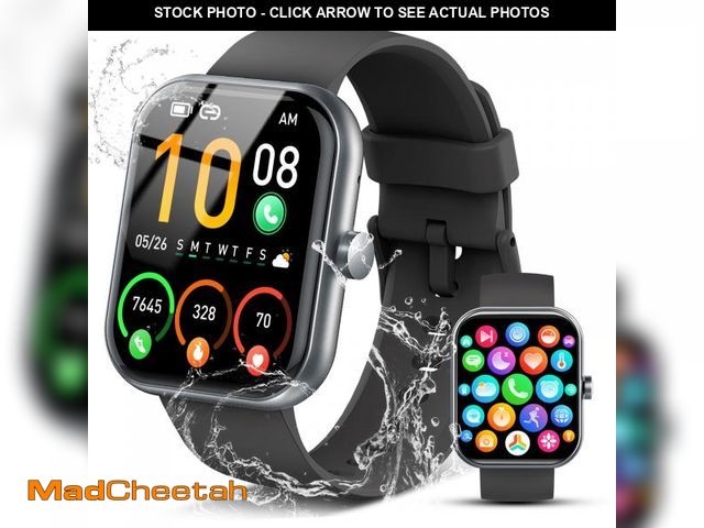 Lot 74-12431743 - 2025 Smart Watch for Men Women, 1.96" HD Fitness Tracker Running Watch (Answer/Make Call), IP68 Wate...