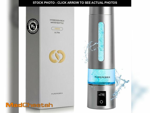 Lot 74-13455006 - PUREPEBRIX Hydrogen Water Bottle Generator-Up to 8100 PPB Molecular Hydrogen 12-Hour Hydrogen Retent...